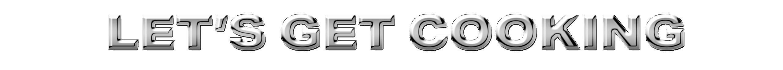 Let's Get Cooking custom graphic