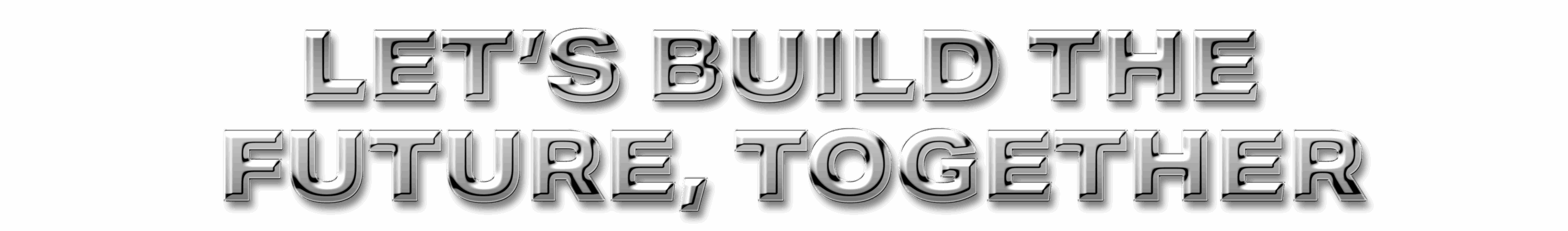 Let's Build Together custom graphic for United Constructors of Texas